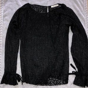 White House Black Market lace top size small
